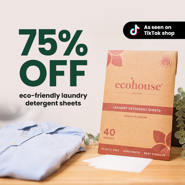 ecohouse - Peach Blossom Laundry Detergent Sheets