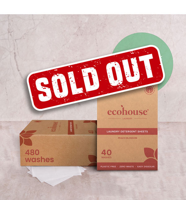 ecohouse - Peach Blossom Laundry Detergent Sheets